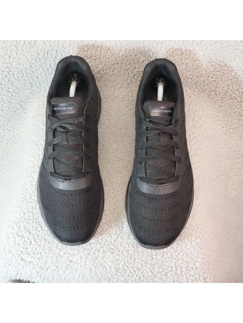 Skechers Bounder Frazin Men sz 12 Triple Black Running